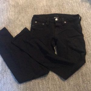 AUTHENTIC TRUE RELIGION BLACK JEGGINGS